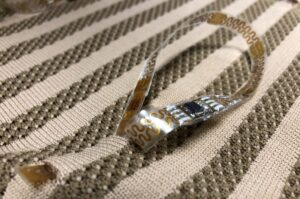 Sensors embedded in a shirt can monitor vital signs